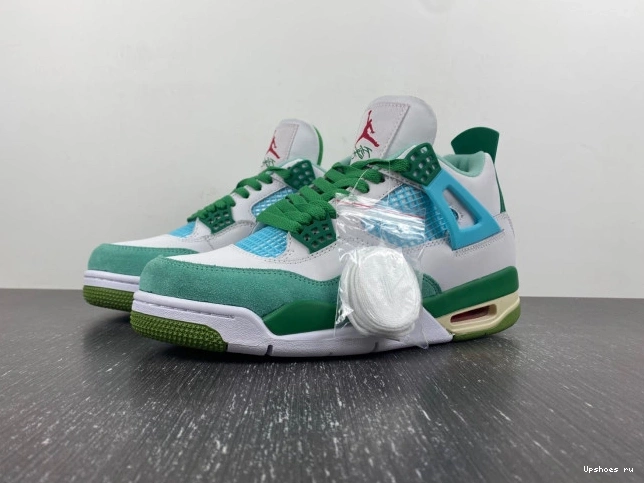  AJ4-KNCW Green (limited edition)  Jordan White  4 SB Grass Retro 0108